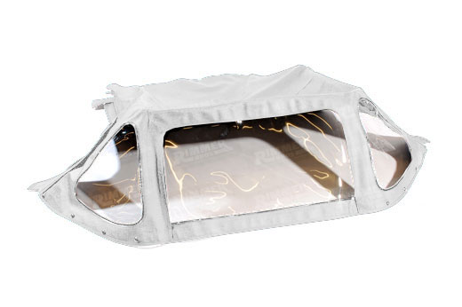 Hood Cover - White Superior PVC with Zip Out Rear Window - Spitfire Mk3 - 817881SUPWHITE